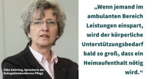 Ambulant Versorgte werden davon kaum profitieren!
